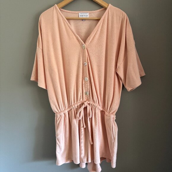 Peachy Pink Sabo Skirt Romper - Picture 1 of 8